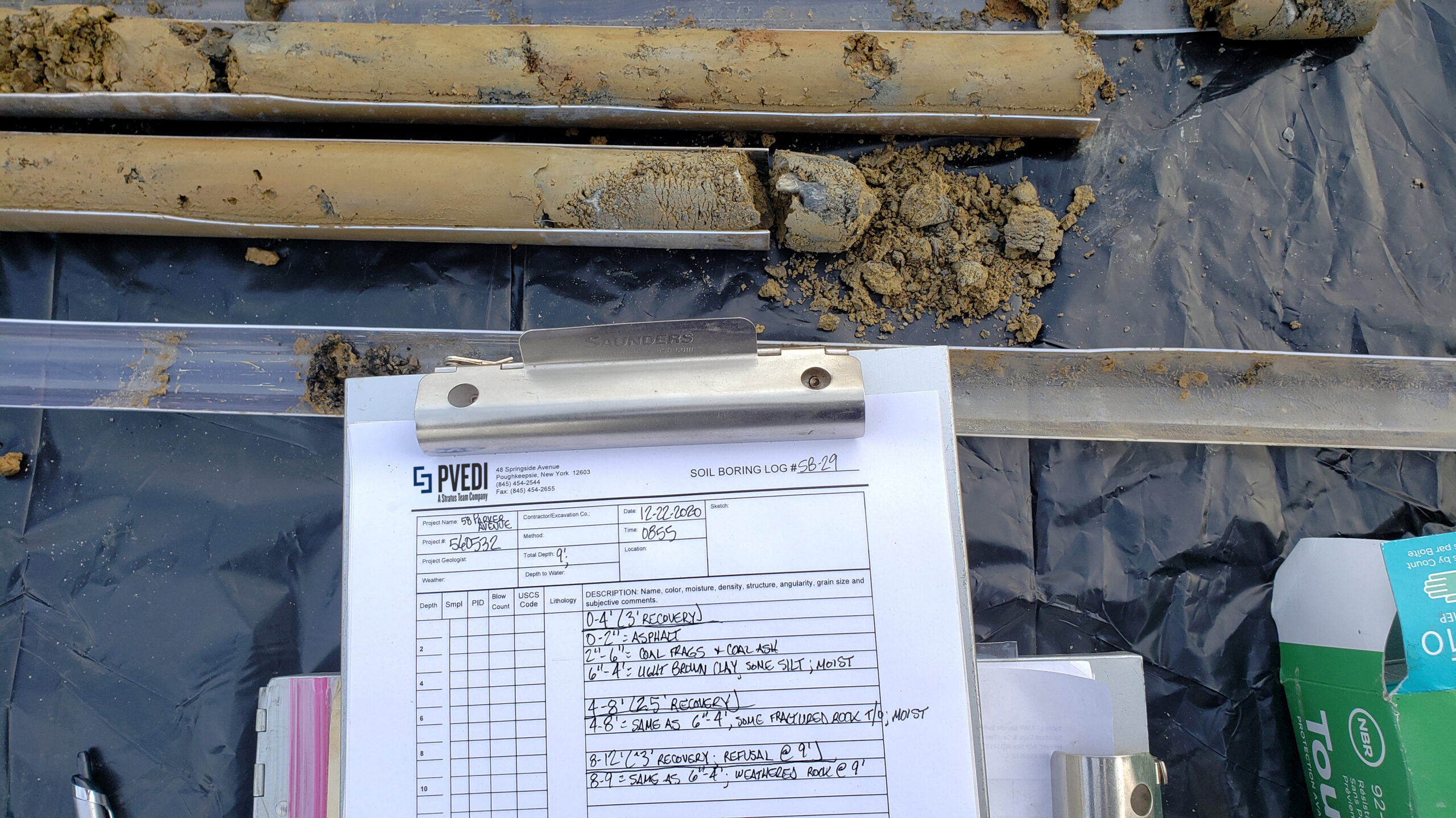 E 560532 58 Parker Ave 2020 Remedial Investigation Report Soil Boring Core (1) edit